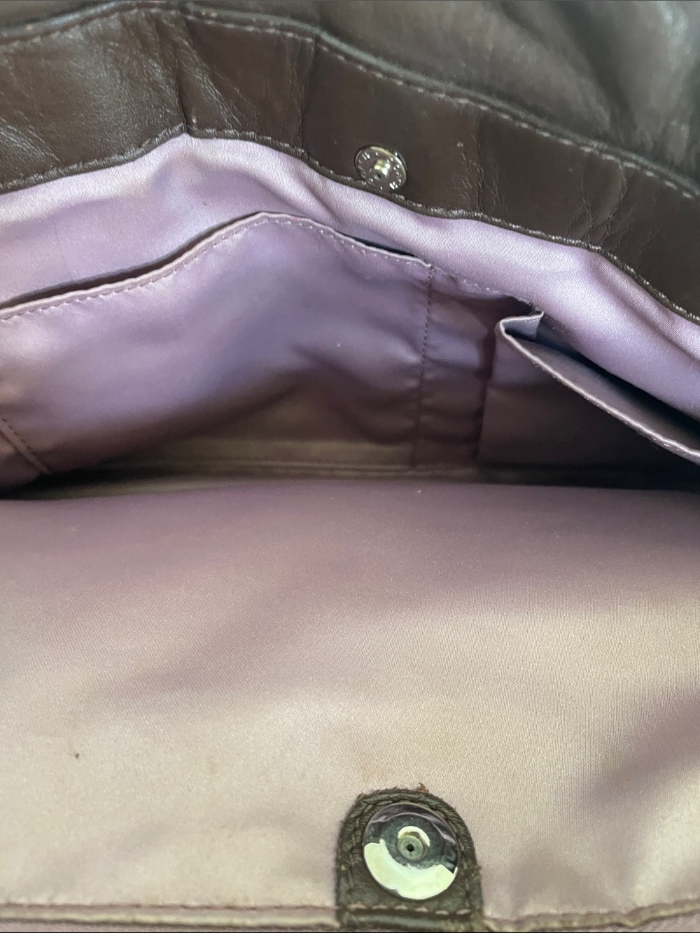 Coach Vintage Y2K Penelope Chocolate Brown Pebbled Leather bag - Picture 13 of 16